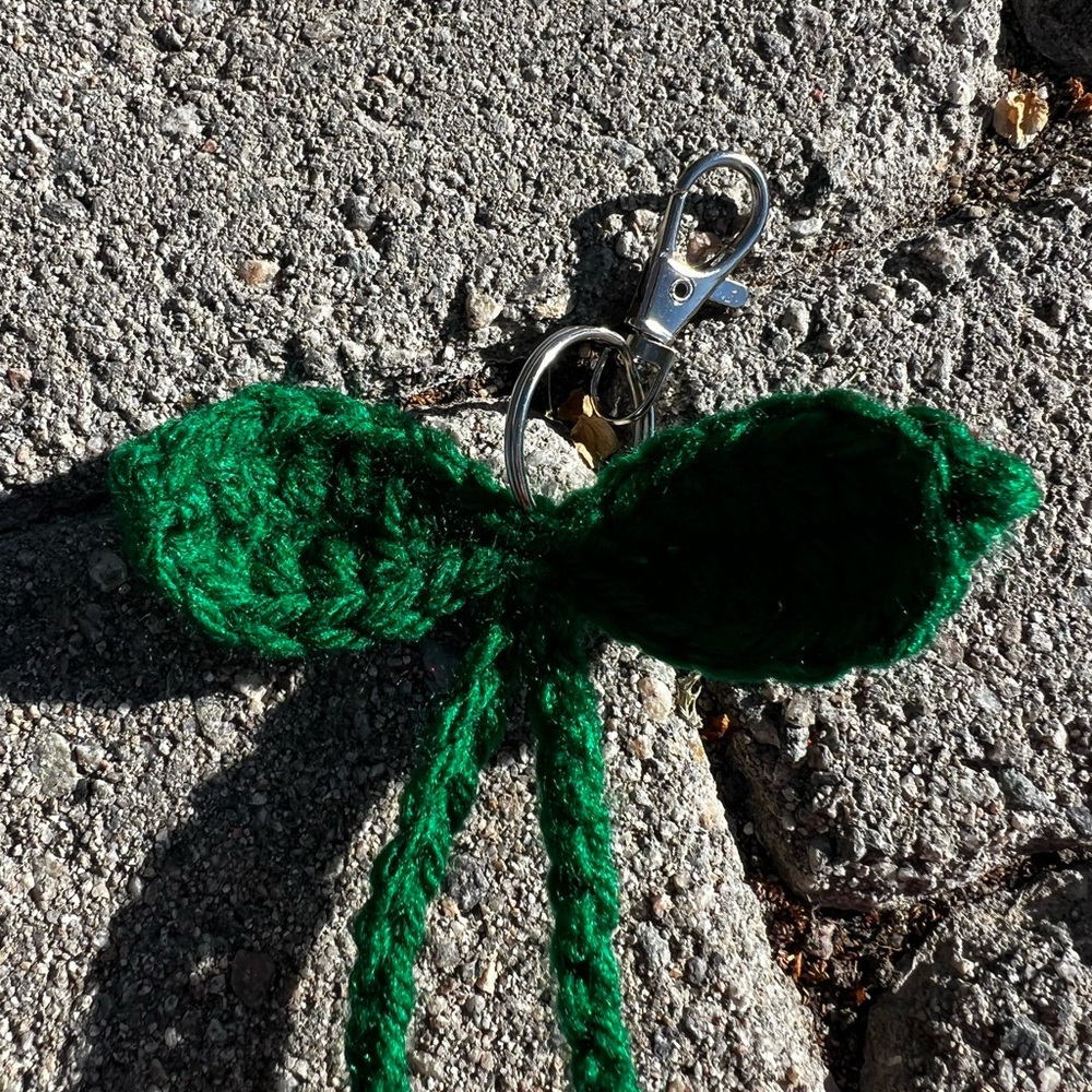 Hand Crocheted Cherries Keychain! - Picture 12 of 15